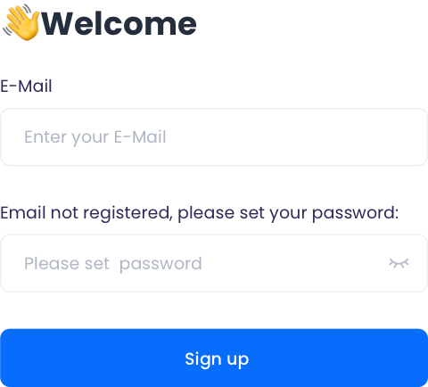 Hakbang 1 Mag-sign Up